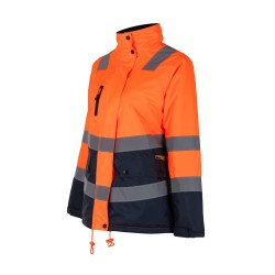 Parka Alta Visibilidad Mujer | Térmica e Impermeable