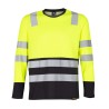 Polera Hi-Vis Bicolor Hombre Manga Larga | Dresswell