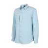 Camisa Salvia Hombre Manga Larga | Tela Ripstop, UV y Teflón | Dresswell